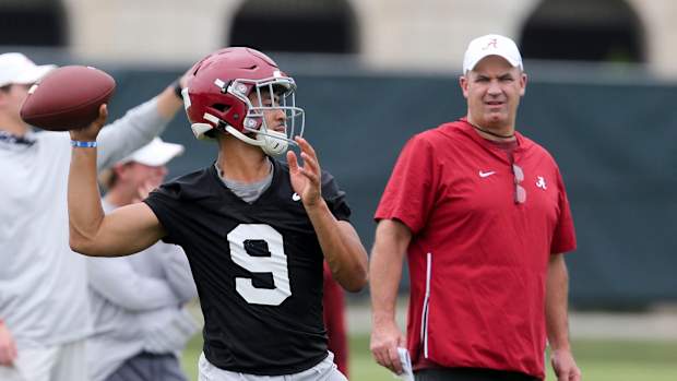 Bill O'Brien and Bryce Young