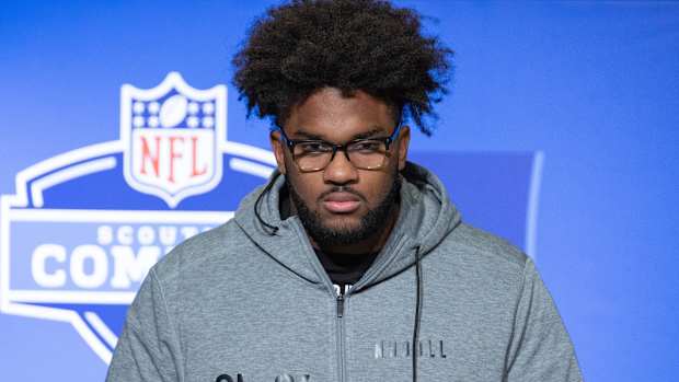 Paris Johnson Jr. Combine picture