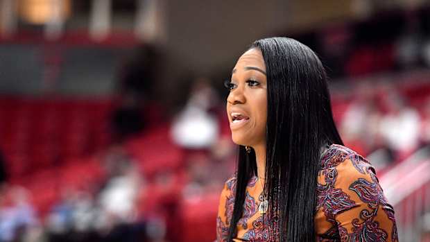 Jackson State's women's basketball head coach Tomekia Reed