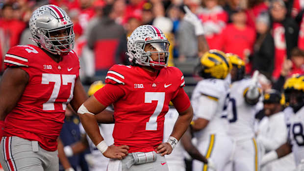 C.J. Stroud and Paris Johnson Jr.