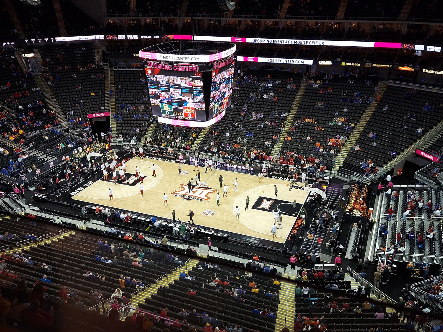 The Phillips 66 Big 12 Men's Basketball Championship quarterfinal round tipped off Thursday.