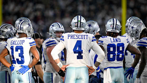 Michael Gallup, Dak Prescott, CeeDee Lamb