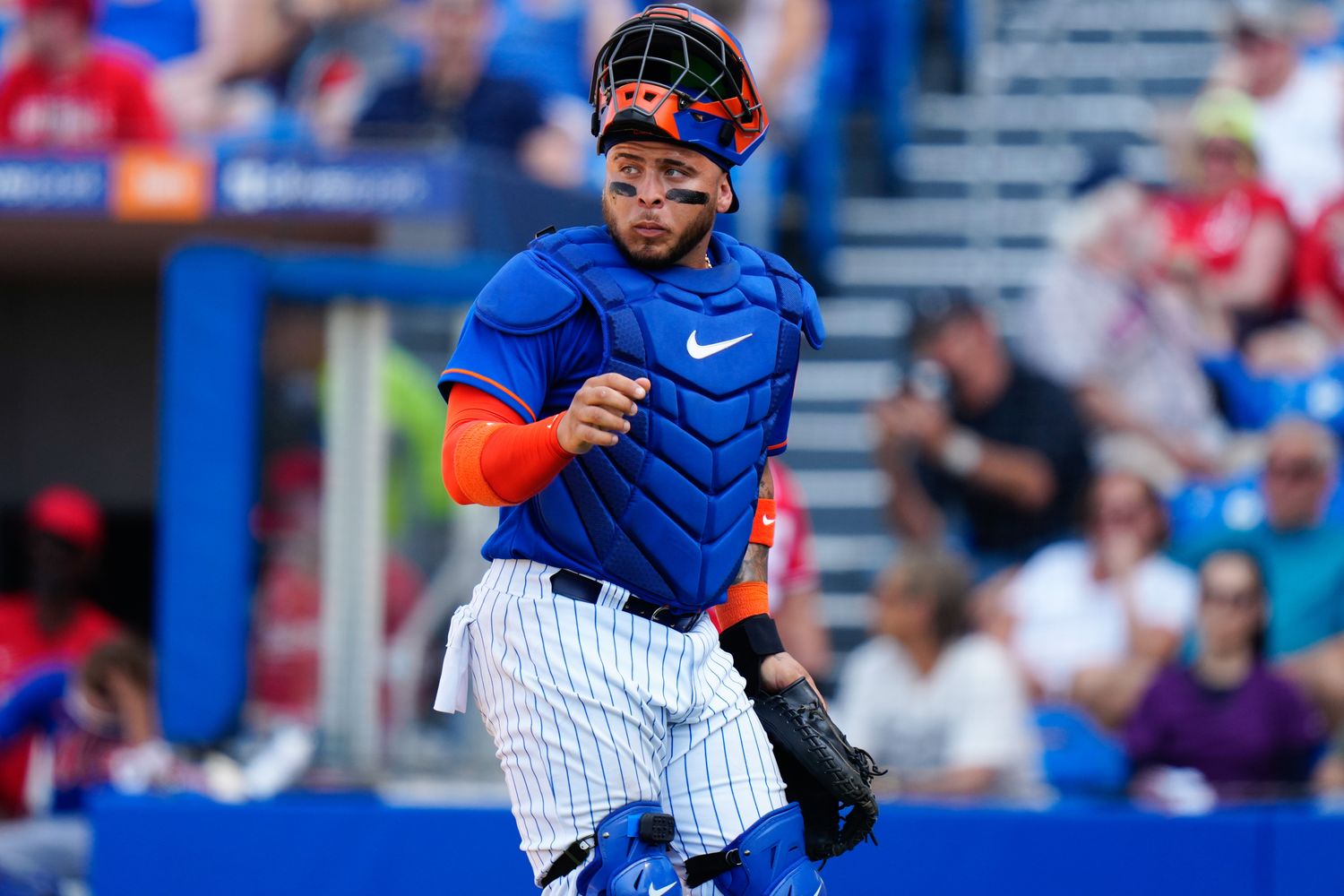 The Mets have optioned top prospect catcher Francisco Alvarez to Triple-A.