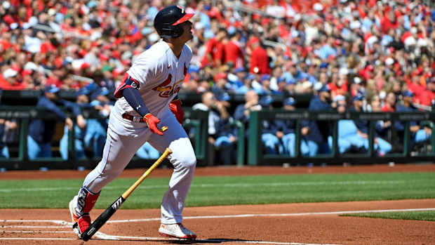 St. Louis Cardinals designated hitter Nolan Gorman