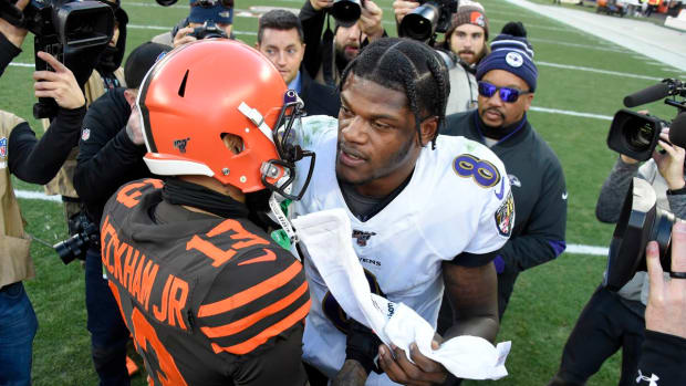 Odell Beckham Jr. Lamar Jackson 1