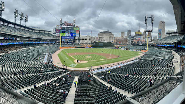 Estadio de Tigers vacío