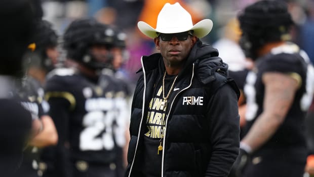 Colorado Buffaloes head coach Deion Sanders