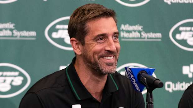 New York Jets quarterback Aaron Rodgers