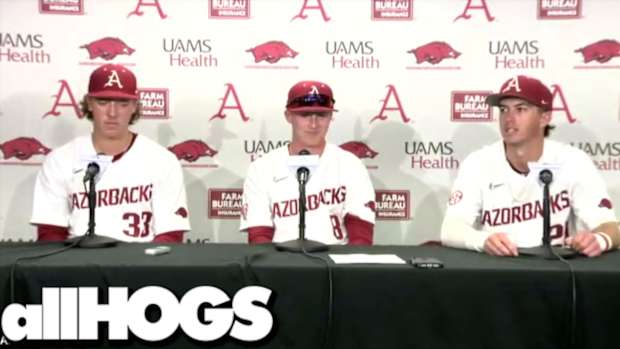 042723-Hagen Smith-Jace Bohrofen-Hunter Grimes-Texas A&M Postgame-ah