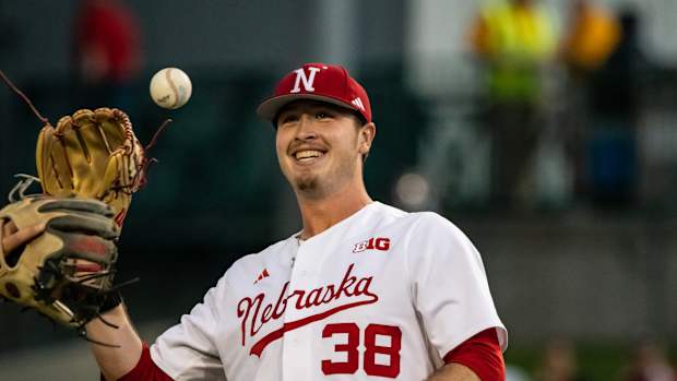 27-Emmett Olson Nebraska Baseball vs Penn State G1 2023
