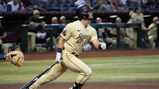 Dominic Fletcher homers against the Giants May 12, 2023