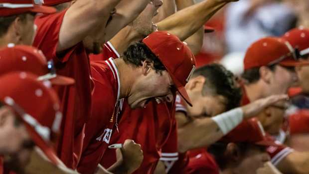 26-Will Rizzo Nebraska Baseball vs Michigan State B1G Tourn