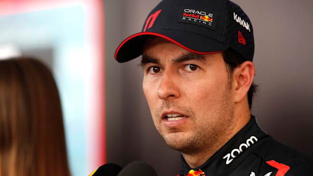 Checo Pérez en el circuito de Mónaco