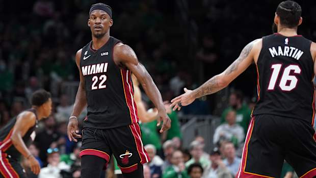 Miami Heat forward Jimmy Butler.