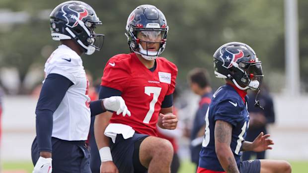 cj stroud texans red shirt 