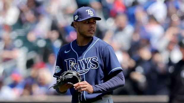 RaysTajBradleyPitcherDarkBlueJerseys