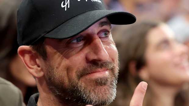 Aaron Rodgers at Madison Square Garden