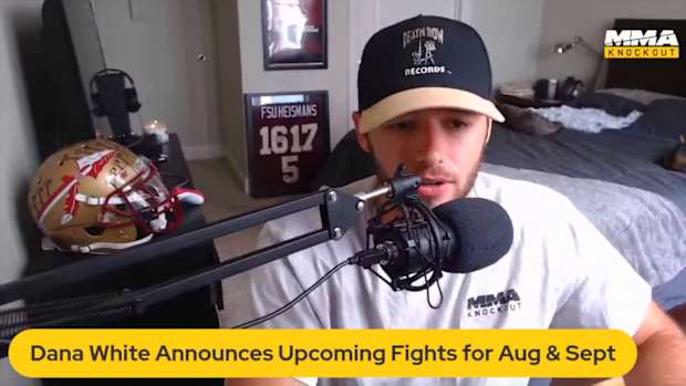UFC President Dana White Announces Upcoming Fights