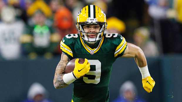 Green Bay Packers wide receiver Christian Watson