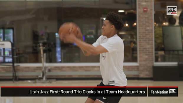 Utah Jazz First Round Trio Clocks in at Team Headquarters