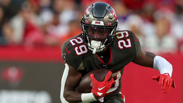 Tampa Bay Buccaneers running back Rachaad White