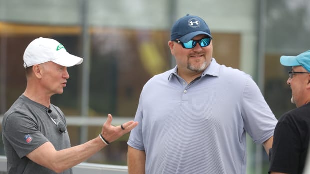 Jets' general manager Joe Douglas on July 19