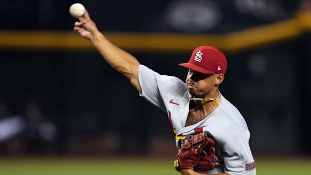 St. Louis Cardinals pitcher Jordan Hicks