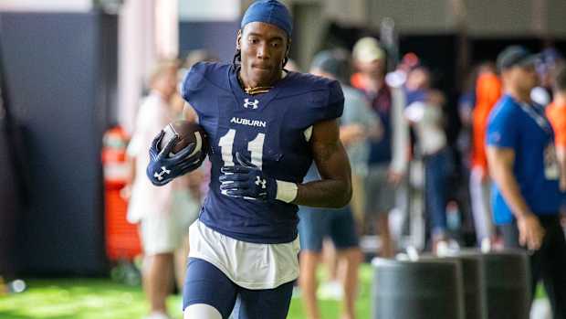 Shane Hooks at Auburn football practice - Eric Starling/Auburn Daily