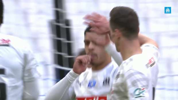 Luis Henrique's first goal with Olympique de Marseille