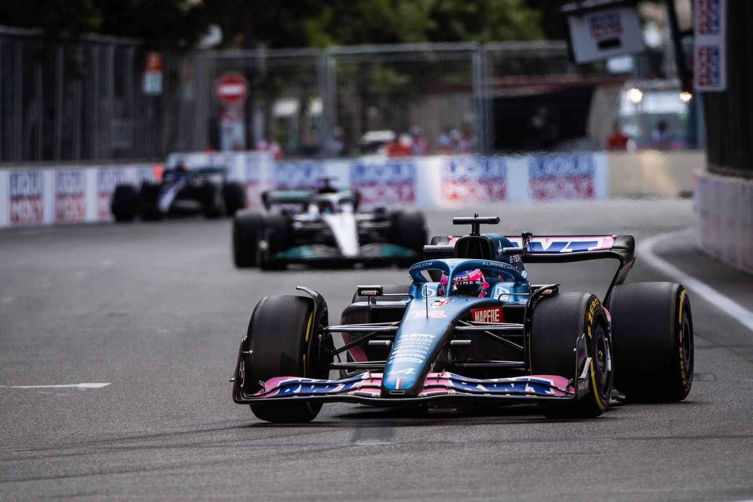 Who's going to win Sunday's Azerbaijan GP? Photo courtesy F1 / LAT