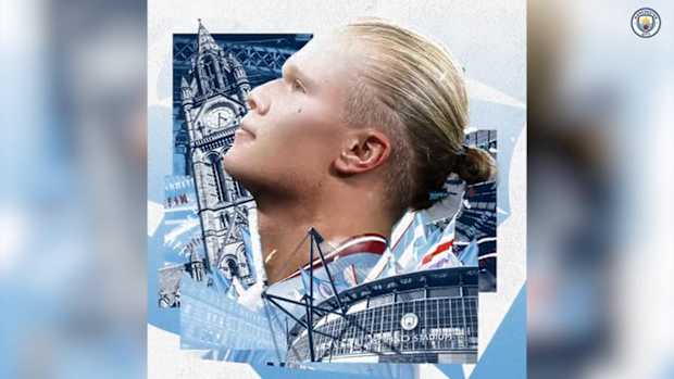 Haaland is back in Manchester