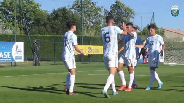 Man United wonderkid Garnacho shines for Argentina U20 with goal and assist
