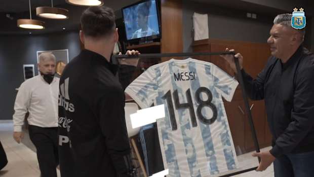 When Messi became Argentina’s most capped player