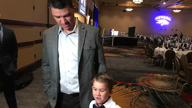 T.J. Bruce and his son Jackson.