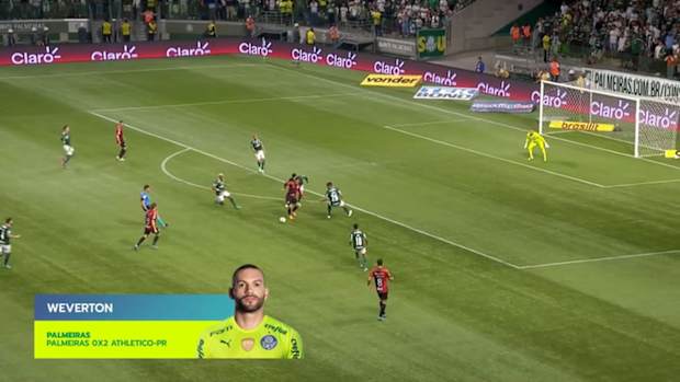 Weverton’s incredible save vs Athletico-PR