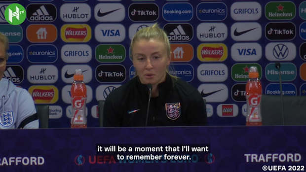 Leah Williamson embraces Euro debut nerves: 'This pressure is a privilege'