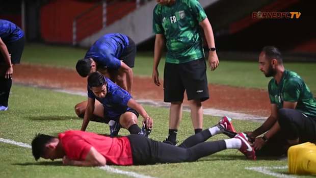 Borneo FC last training ahead of PSS Sleman clash