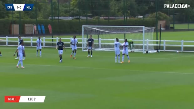 Zaha sets up Eze for pre-season strike vs Millwall