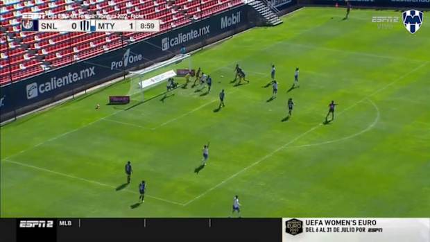 Unlucky own goal from Atletico San Luis Women goalkeeper