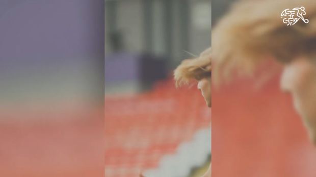 Switzerland's women train ahead of their decisive match against the Netherlands