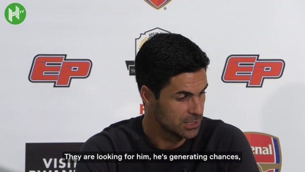 Arteta delighted with Gabriel Jesus: 'He's a real threat'