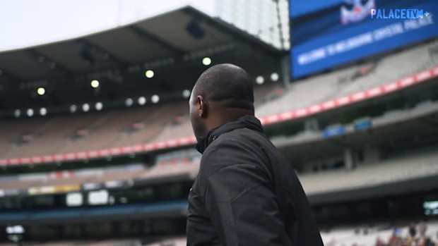 Palace train in Melbourne before Man United clash