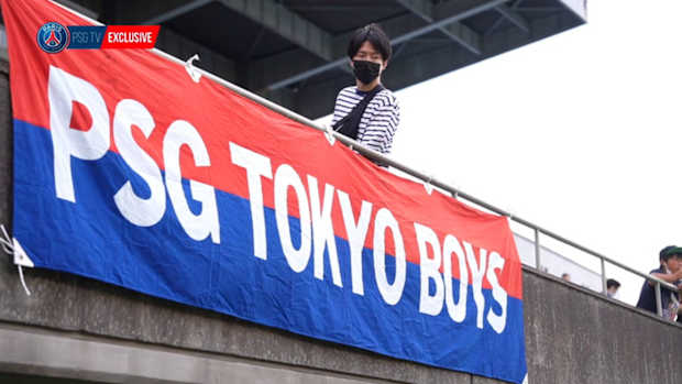 PSG's training session in front of lot of fans in Tokyo