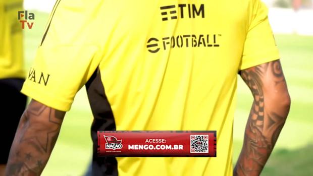 Vidal’s first training session at Flamengo