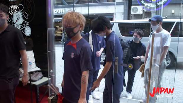 Nkantee on Paris Saint-Germain release away kit in Japan
