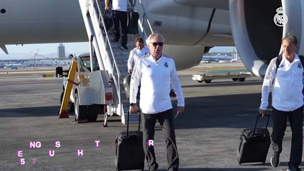 Karim Benzema joins Real Madrid team in Los Angeles
