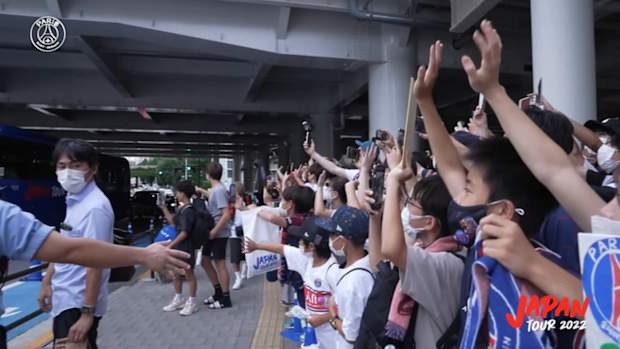 Behind the scenes of Paris Saint-Germain win vs Kawasaki Frontale