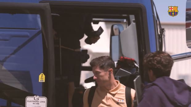 Behind the scenes: Barça’s travel from Vegas to Dallas