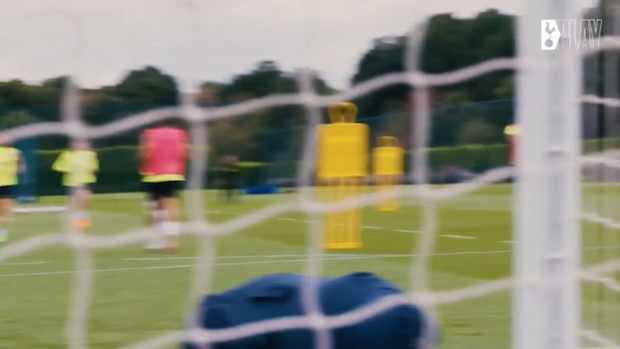Spurs squad take on finishing drills ahead of Roma friendly