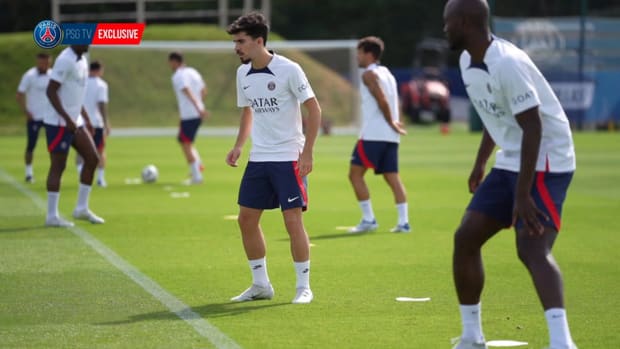 PSG training session a few days before the clash vs Nantes